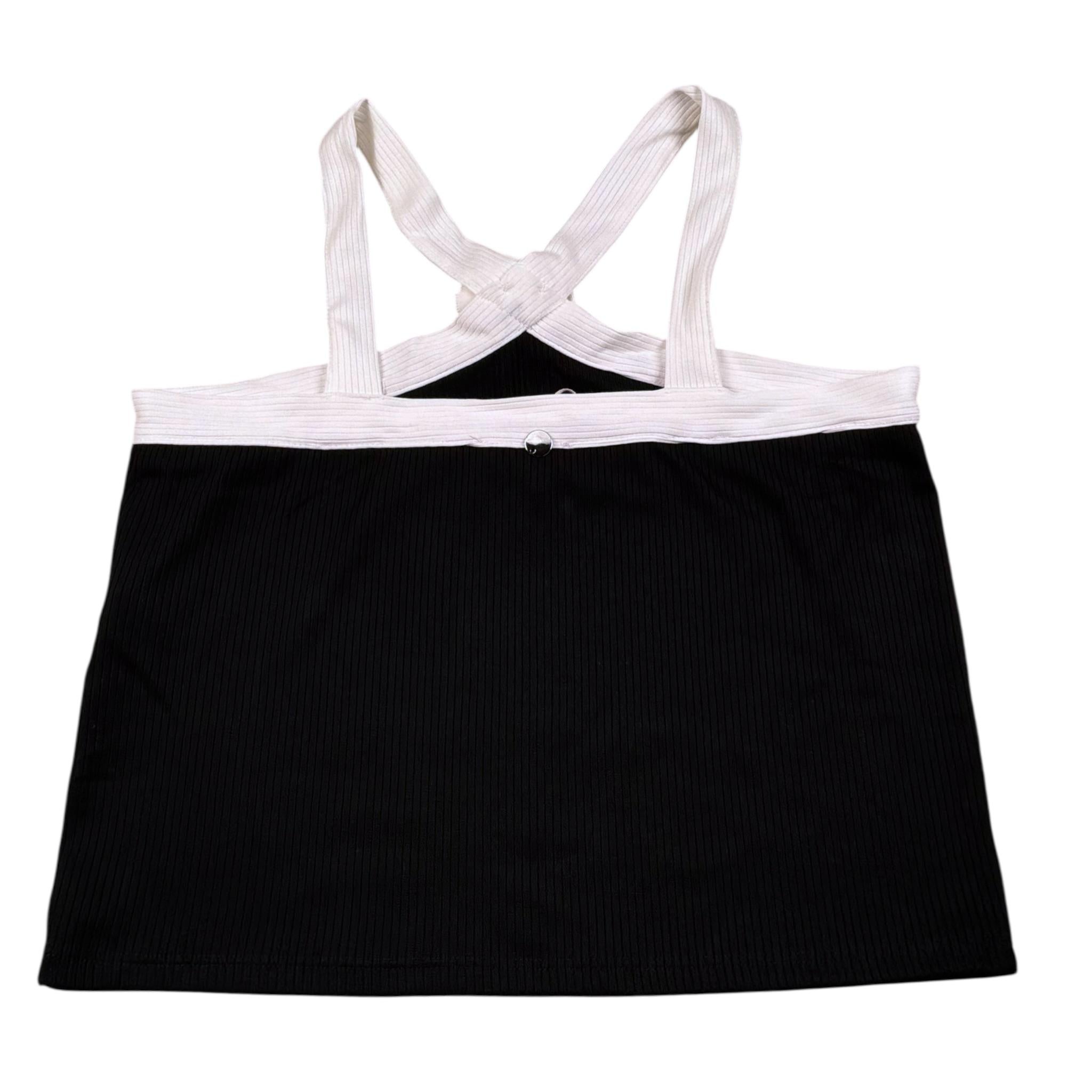 Imperial Top Tinta Unita con Applicazione per Bambina MO20070G75 NERO IMPERIAL 