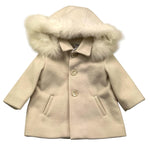 BARCELLINO cappotto tinta unita cn cappuccio Beige per Neonato 116113 BEIGE BARCELLINO 