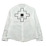 Daniele Alessandrini Camicia Manica Lunga Tinta Unita Stampa Fantasia per Bambino 1231C1439 BIANCO DANIELE ALESSANDRINI 
