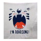 Please T-Shirt Girocollo Bicolore Con Stampa Bianco/Arancione Per Neonato