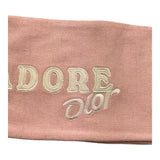 BABY DIOR sciarpa tinta unita con logo Rosa per Bambina D2B1ECH1 ROSA BABY DIOR 