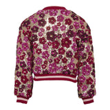 SIMONETTA giubbino felpa paillettata con zip Oro per Bambina SV2A97 ORO SIMONETTA 