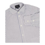Fay Camicia Tinta Unita con Fantasia A Righe per Bambino FW5P20 BIANCO/BLU FAY 