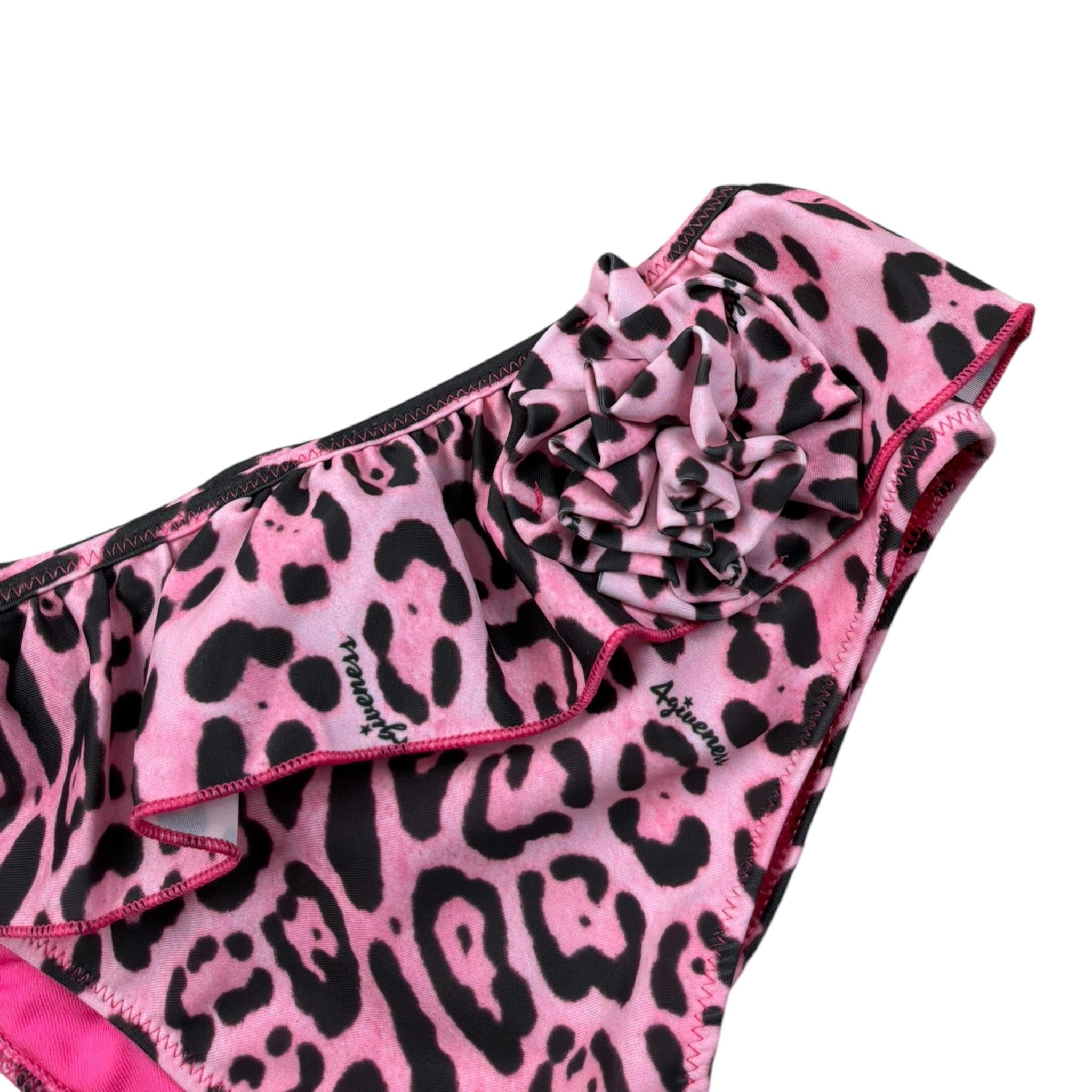 4Giveness Costume Modello Slip Tinta Unita Fantasia Maculata per Bambina FGBN3953 ROSA 4GIVENESS 