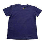 Trussardi T-Shirt Girocollo Tinta Unita con Logo per Neonato TIP24069TS BLU TRUSSARDI 