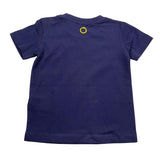 Trussardi T-Shirt Girocollo Tinta Unita con Logo per Neonato TIP24069TS BLU TRUSSARDI 