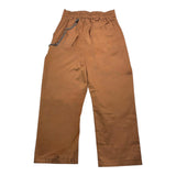 Never Too Pantalone Tinta Unita Con Elastico In Vita Marrone Per Bambino