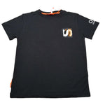 Suns T-Shirt Girocollo tinta unita con Logo Nero per Bambino TSS5119U NERO SUNS 