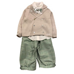 BARCELLINO completo 4 pezzi camicia-bermuda-giacca-papillon Beige per Neonato 116213 BEIGE BARCELLINO 