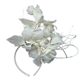 Les Gamins Cerchietto Tinta Unita con Applicazioni per Bambina 707022 PANNA LES GAMINS 