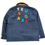 Trussardi Giacca Tinta Unita con Colletto In Contrasto per Neonato TIP26066GC BLU TRUSSARDI 