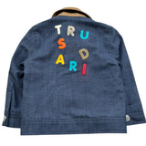 Trussardi Giacca Tinta Unita con Colletto In Contrasto per Neonato TIP26066GC BLU TRUSSARDI 