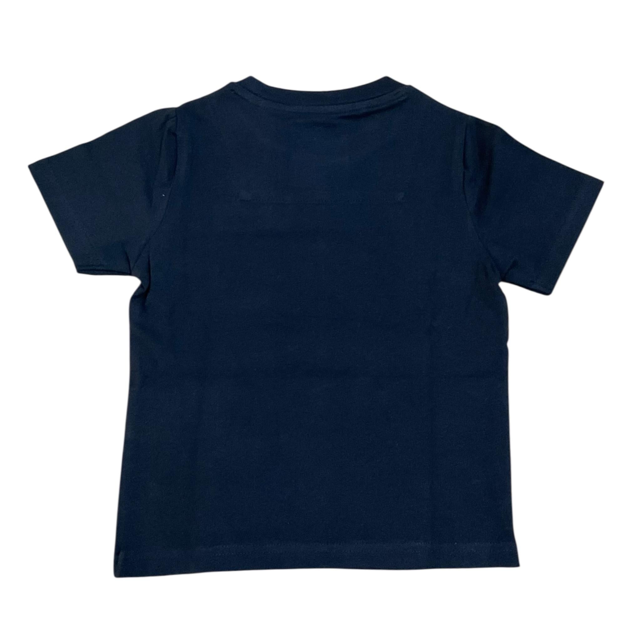 Aeronautica Militare T-Shirt Girocollo Tinta Unita con Stampa per Neonato 251TS0022A NERO AERONAUTICA MILITARE 