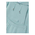 MAYORAL completo 2 pezzi felpa-pantalone tinta unita Verde acqua per Bambina 4552JX VERDE ACQUA MAYORAL 