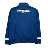 Trussardi Felpa con Zip Tinta Unita E Logo per Bambino TBP26149FE BLU TRUSSARDI 