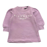 JOHN RICHMOND abito modello felpa tinta unita con logo Lilla per Neonata RIA24002VE LILLA JOHN RICHMOND 