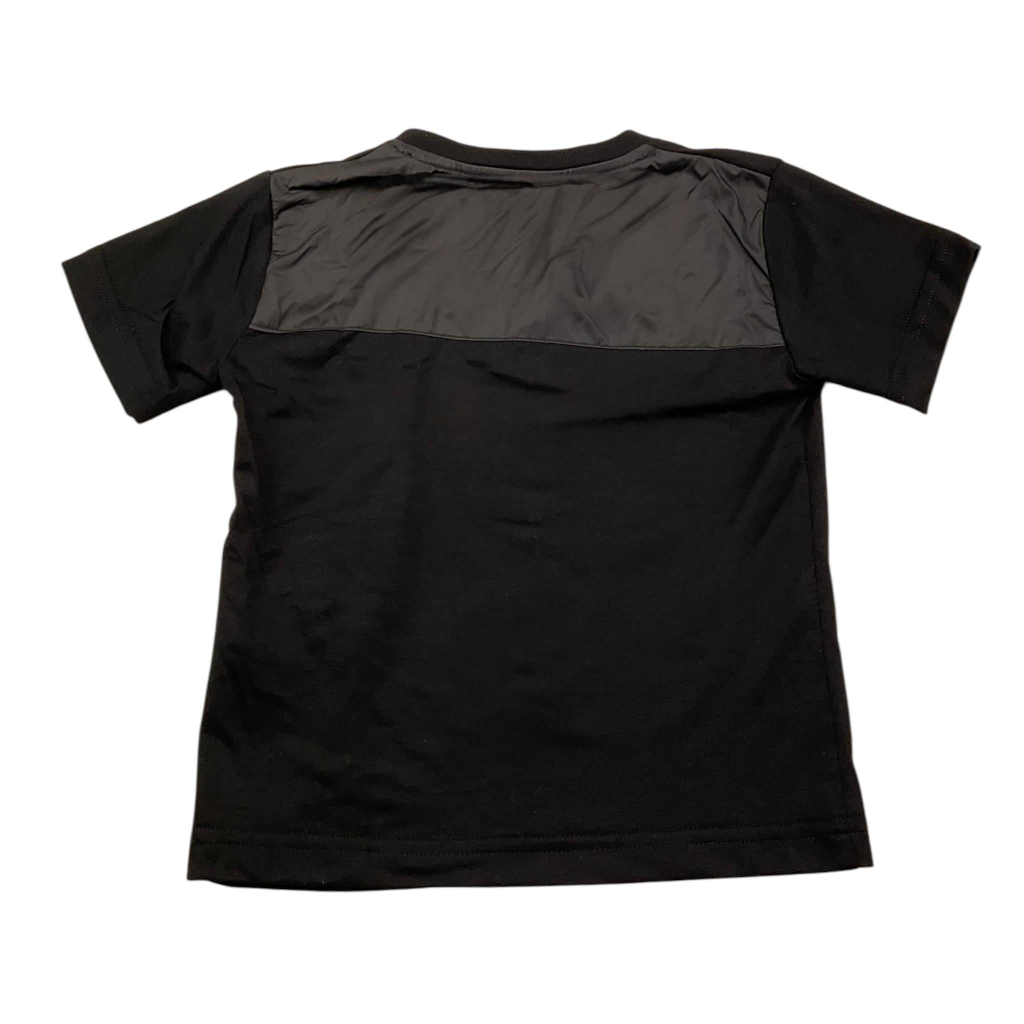 YES LONDON t-shirt girocoll tinta unita con logo Nero per Neonato JR2105X NERO YES LONDON 