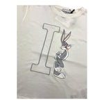 ICEBERG t-shirt girocollo tinta unita con stampa in contrasto Bianco per Bambina TSICE5359J BIANCO ICEBERG 