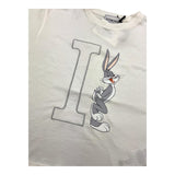 ICEBERG t-shirt girocollo tinta unita con stampa in contrasto Bianco per Bambina TSICE5359J BIANCO ICEBERG 