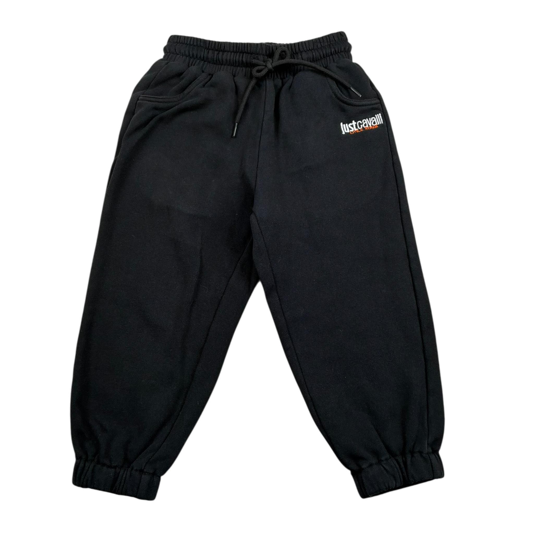 Just Cavalli Pantalone Tuta Tinta Unita  per Neonato JIP26137PA NERO JUST CAVALLI 