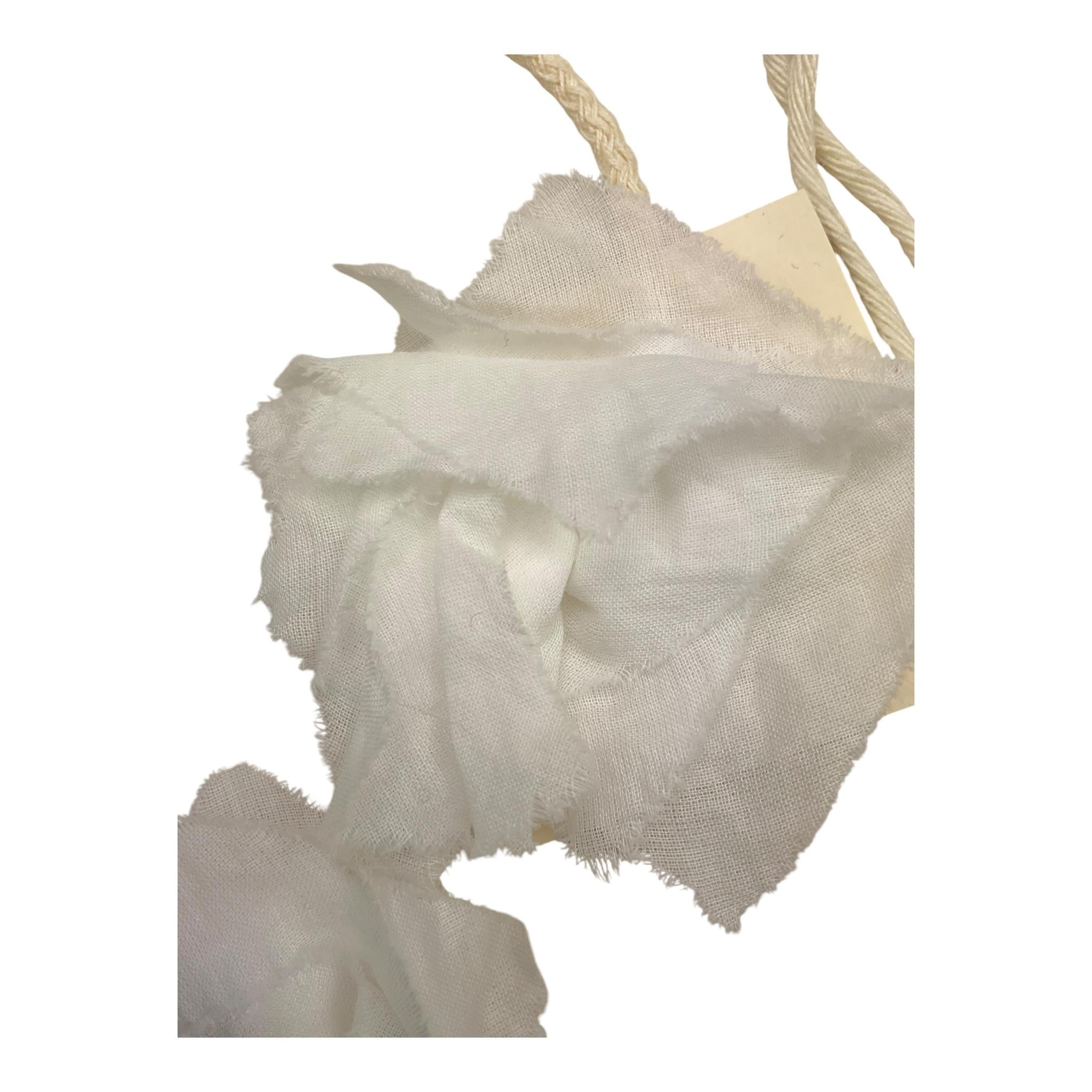 BABE & TESS cintura tinta unita con applicazioni fiori Bianco per Neonata 001 BIANCO BABE & TESS 