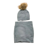MAYORAL set cappello-scaldacollo tinta unita Azzurro per Bambina 10825 AZZURRO MAYORAL 