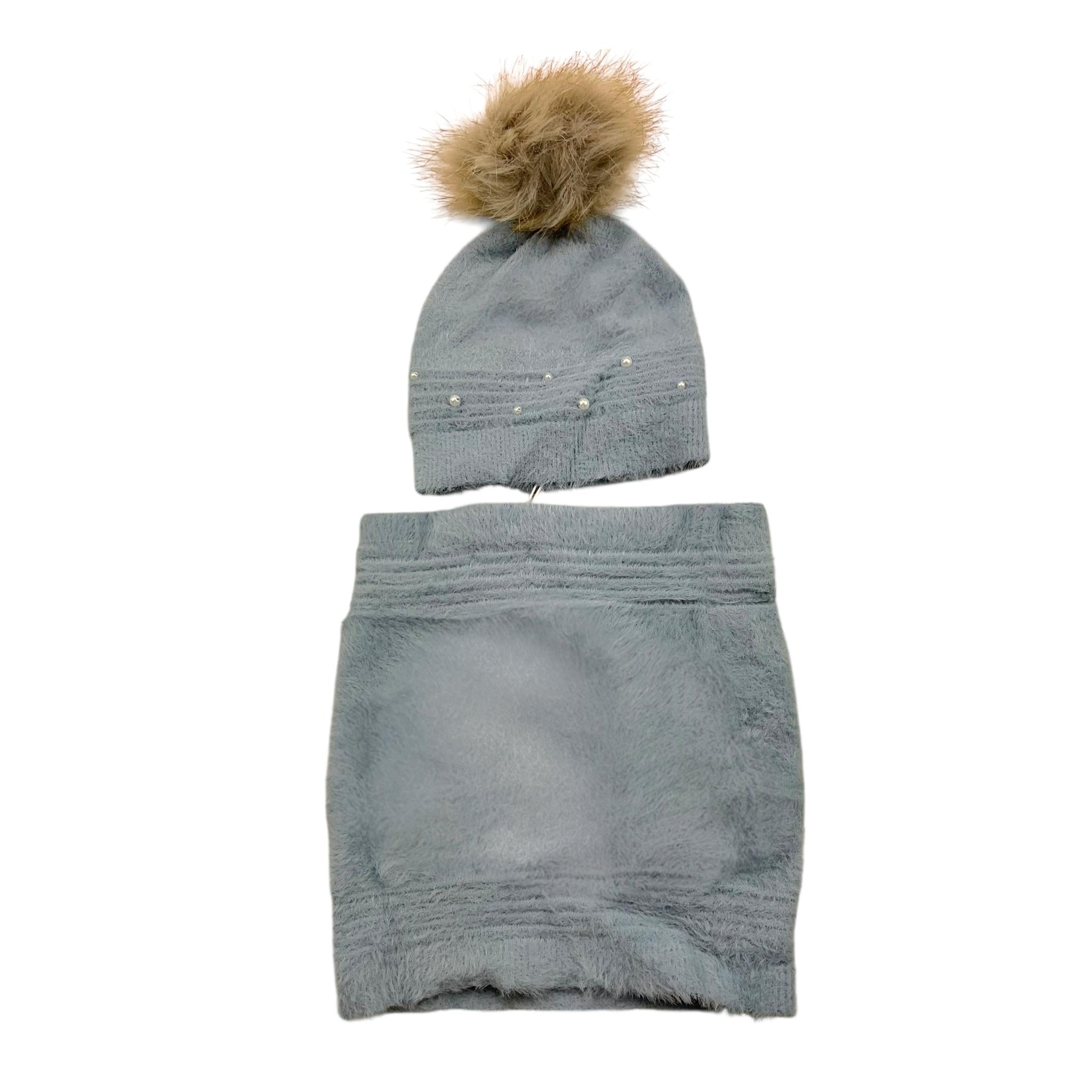 MAYORAL set cappello-scaldacollo tinta unita Azzurro per Bambina 10825 AZZURRO MAYORAL 