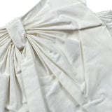 Vicolo Top Bretelline Tinta Unita con Fiocco per Bambina 3146TOP00317X BIANCO VICOLO 