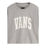 VANS felpa chiusa girocollo tinta unita con maniche a sbuffo Grigio per Bambina VN000J6B02F GRIGIO VANS 