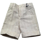 Manuel & Frank Bermuda Tinta Unita con Girovita Regolabile per Neonato MF2314BN BEIGE MANUEL & FRANK 