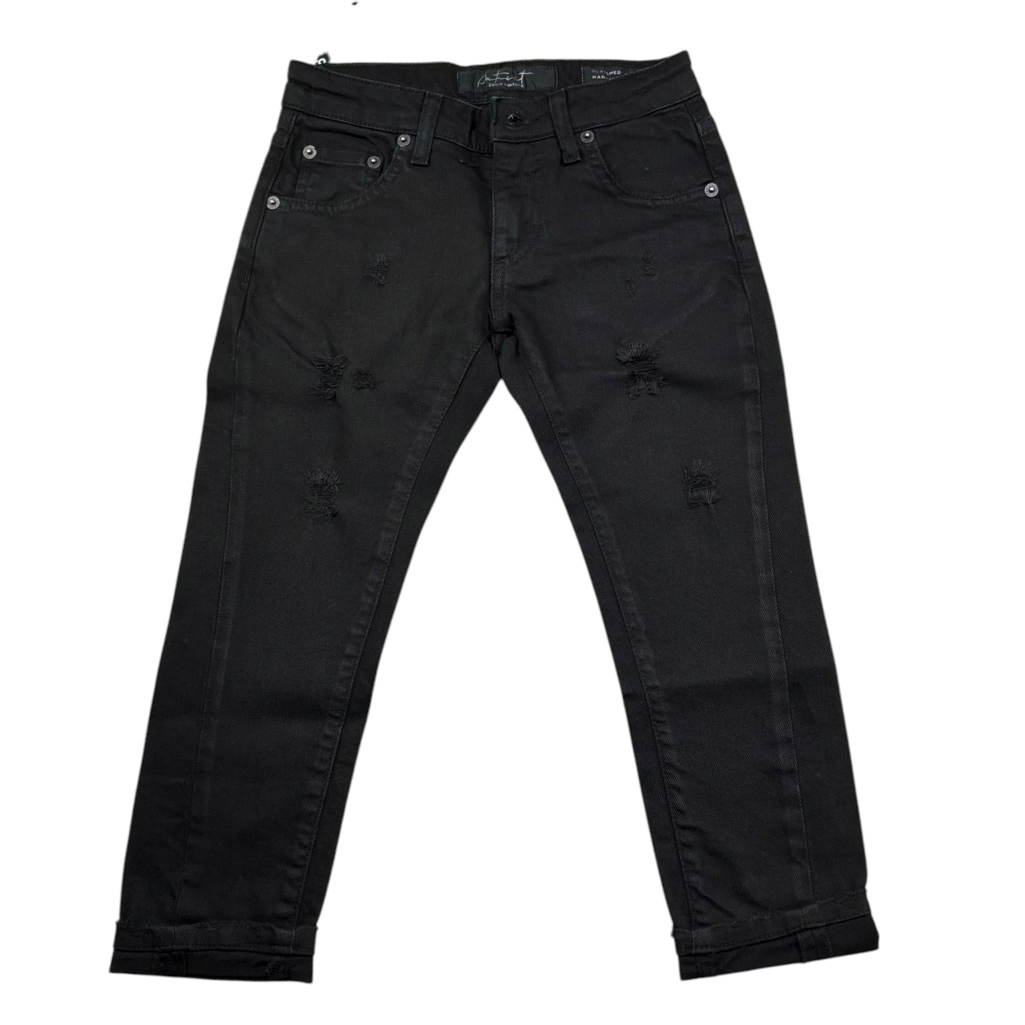 Patriot Jeans Tinta Unita con Girovita Regolabile per Bambino PJ5S2SPBK21 NERO PATRIOT 