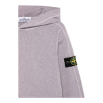 Stone Island Felpa Chiusa con Cappuccio Tinta Unita per Bambino K1S166100003 GLICINE STONE ISLAND 