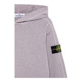 Stone Island Felpa Chiusa con Cappuccio Tinta Unita per Bambino K1S166100003 GLICINE STONE ISLAND 