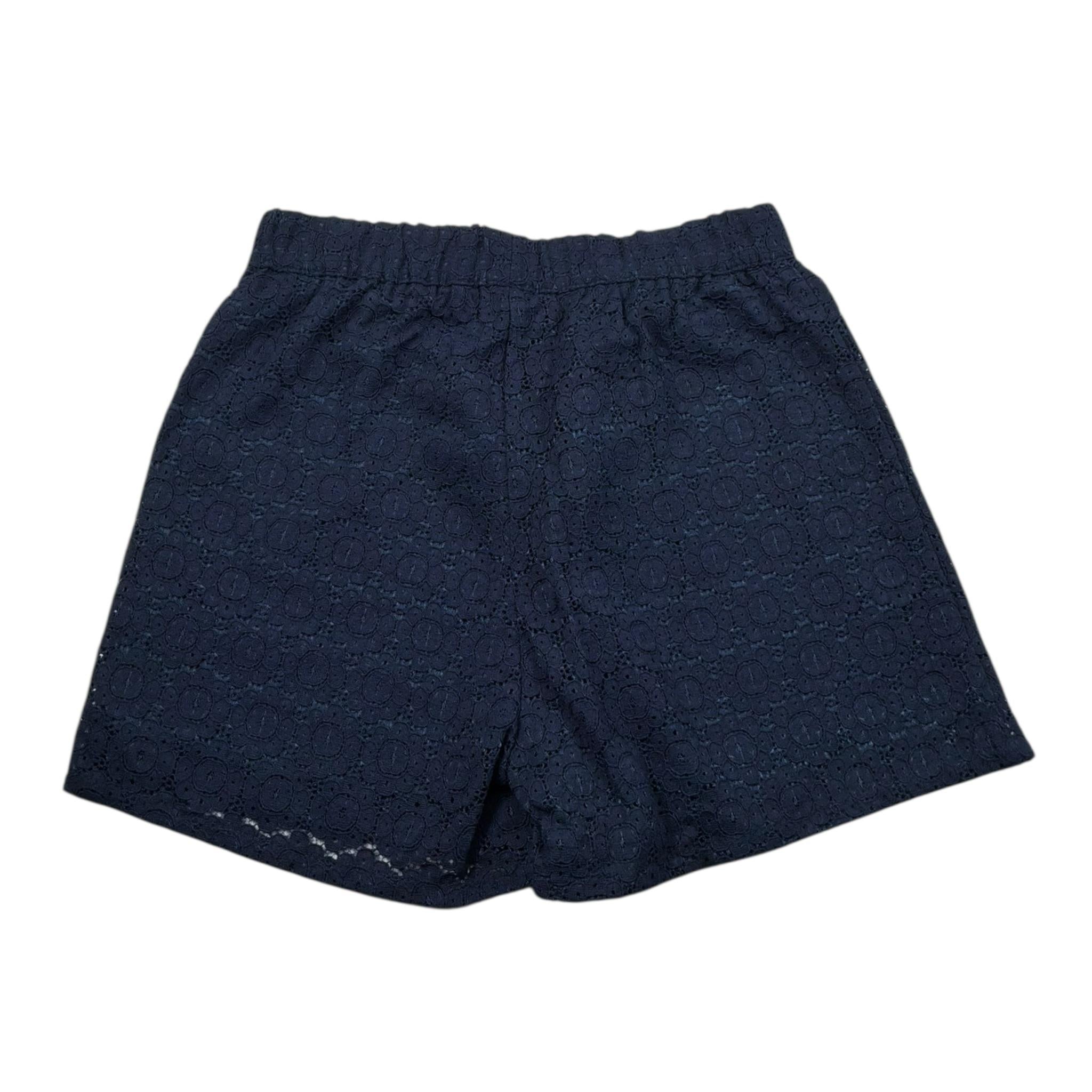 Alice Pi Short Tinta Unita con Ricami per Bambina 2411 BLU ALICE PI 