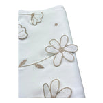 Le Bebe Coperta Tinta Unita con Ricami per Neonata LBG6307 BIANCO LE BEBE 