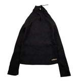 GAELLE maglia tinta unita mezzo collo con logo Nero per Bambina 2741W00400XX NERO GAELLE 