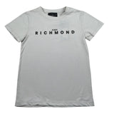 John Richmond T-Shirt Girocollo Tinta Unita con Logo per Bambino RBP26008TS GRIGIO JOHN RICHMOND 