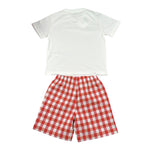 Il Gufo Completo 2 Pezzi T-Shirt-Bermuda per Neonato P25DP545C3162X BIANCO IL GUFO 