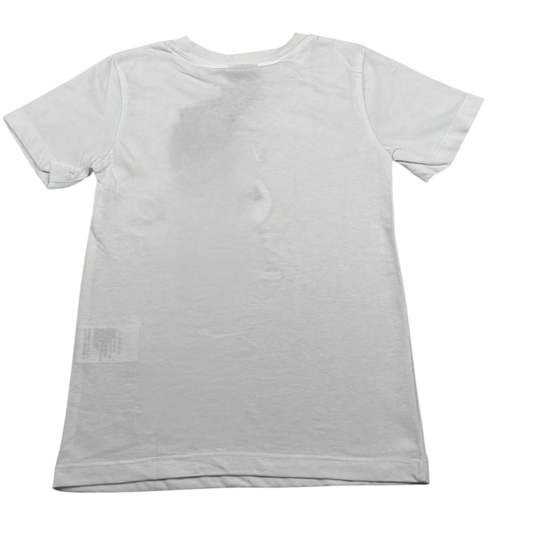 Imomi T-Shirt Girocollo tinta unita con Stampa Bianco per Bambino SS23IK019 BIANCO IMOMI 