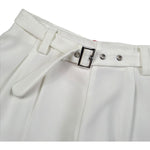 Alice Pi Short Tinta Unita con Cinturino per Bambina GA5033X BIANCO ALICE PI 