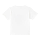 Stella Mccartney T-Shirt Girocollo Tinta Unita con Stampa per Bambina TW8B21 BIANCO STELLA McCARTNEY 