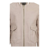 Eleventy Giubbino Tinta Unita con Zip per Bambino EW2P27 BEIGE ELEVENTY 