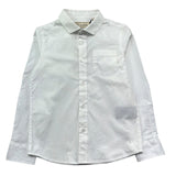 Trussardi Camicia Manica Lunga Tinta Unita con Taschino per Bambino TBP26028CA BIANCO TRUSSARDI 