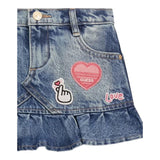 Guess Gonna Tinta Unita In Denim per Bambina K5RD03D BLU GUESS 