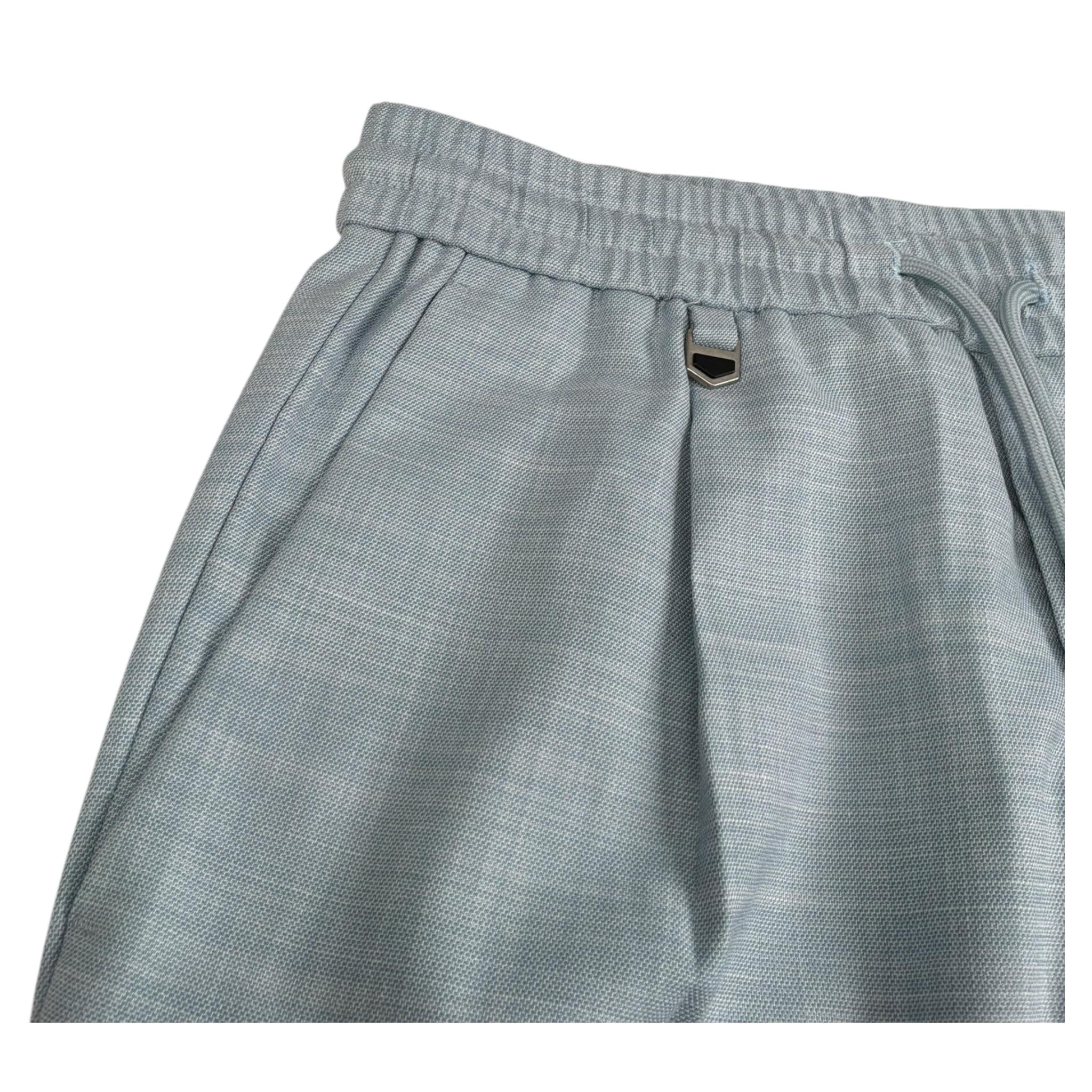 Antony Morato Pantalone Tinta Unita con Elastico In Vita per Bambino MKTS00021X AZZURRO ANTONY MORATO 