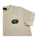 Emporio Armani T-Shirt Girocollo Tinta Unita per Bambino 3L4TFG PANNA EMPORIO ARMANI 