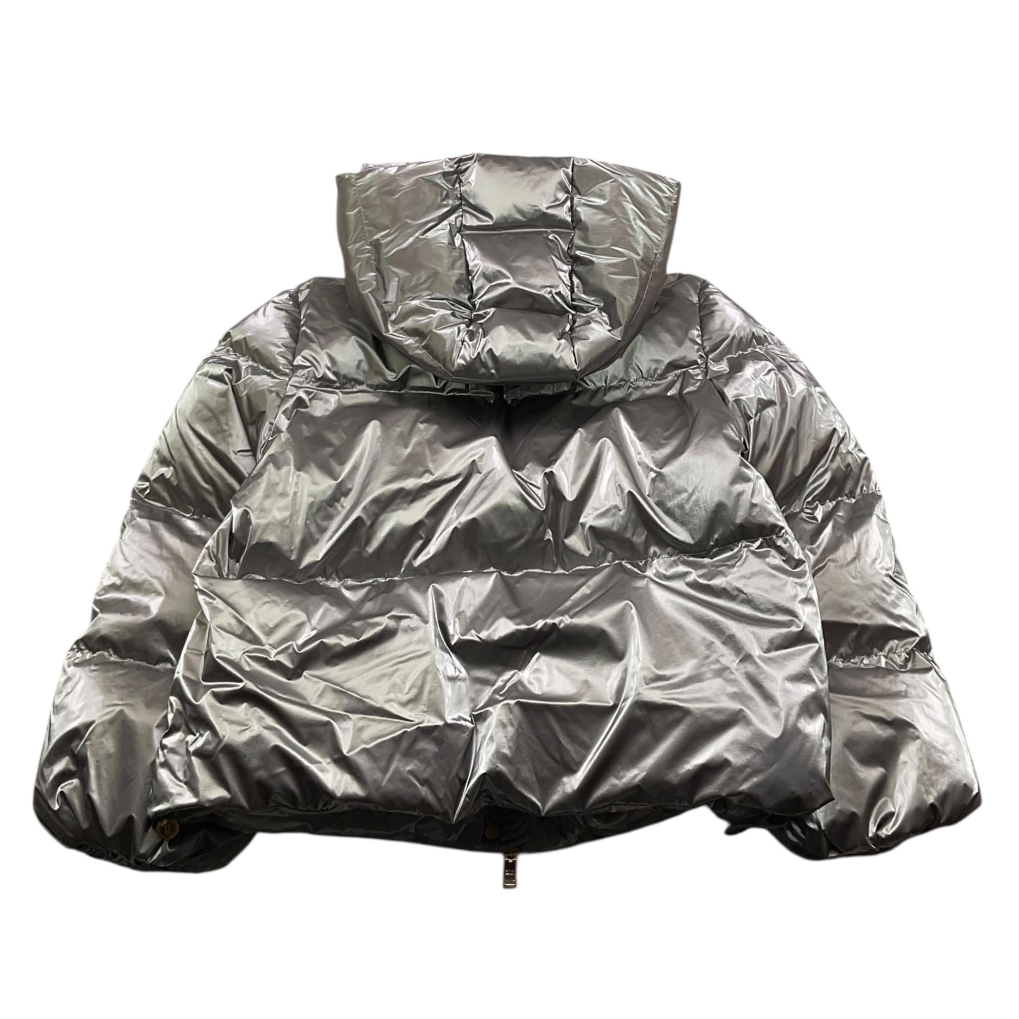 ELISABETTA FRANCHI giubbino tinta unita con cappuccio Argento per Bambina EFGB119 ARGENTO ELISABETTA FRANCHI 