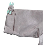 Les Petit Enfantes Abito Cerimonia Tinta Unita con Guanti con Coprispalle per Neonata ART55 BIANCO LES PETIT ENFANTES 