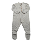 Wedoble Tutina Manica Lunga Tinta Unita per Neonato V2406346A BEIGE WEDOBLE 