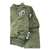 Just Cavalli Giubbino Tinta Unita con Logo per Neonato JIP26086GB VERDE JUST CAVALLI 